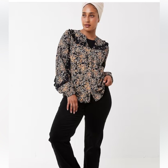 Fat Face Sudley Winter Garden Blouse Women’s size 6 - Picture 1 of 10